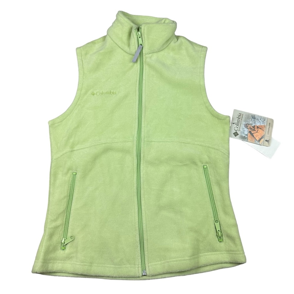 COLUMBIA: NWT Women’s Fleece Fern Creek Vest in Margarita color- Size Small - Picture 2 of 10
